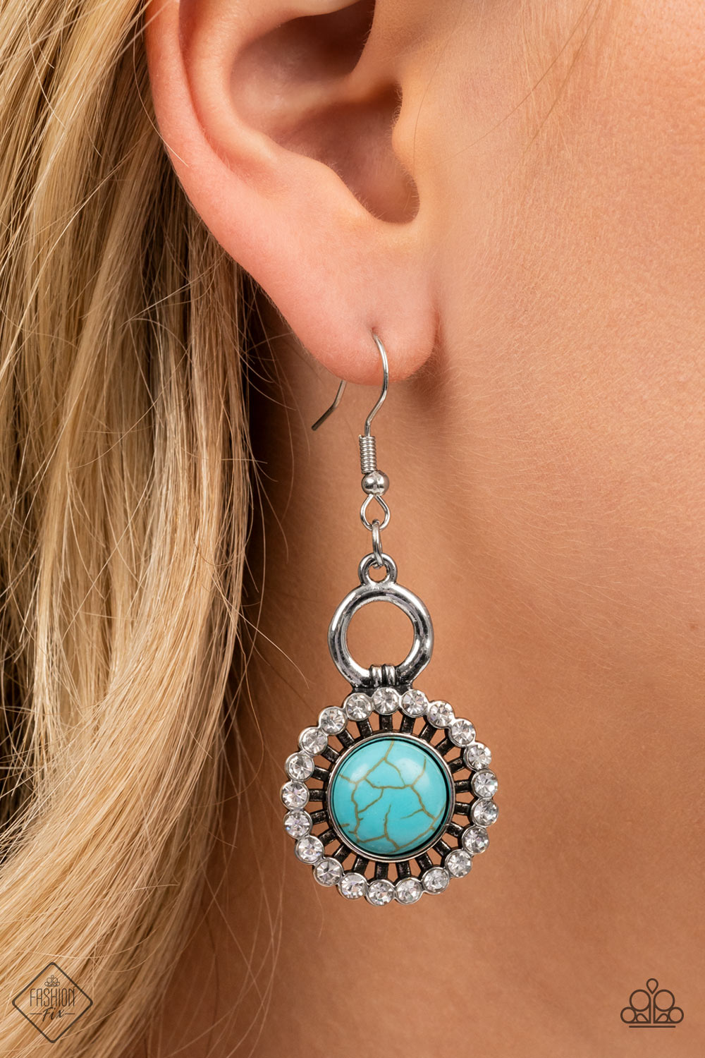 Paparazzi Mojave Mogul - Blue Earrings