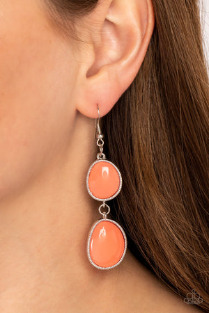 Paparazzi Mediterranean Myth - Orange Earrings