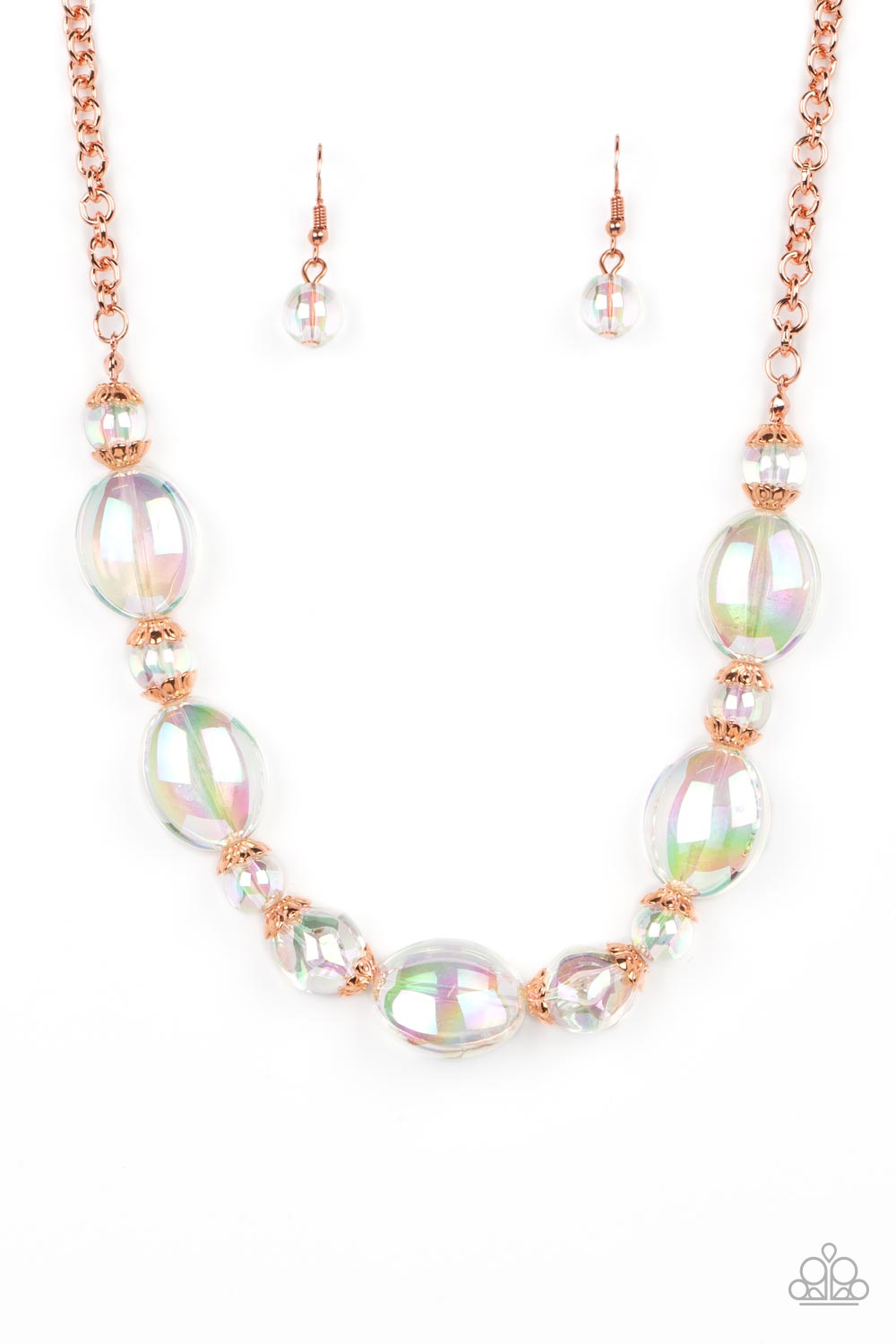 Paparazzi Prismatic Magic - Gold Necklace