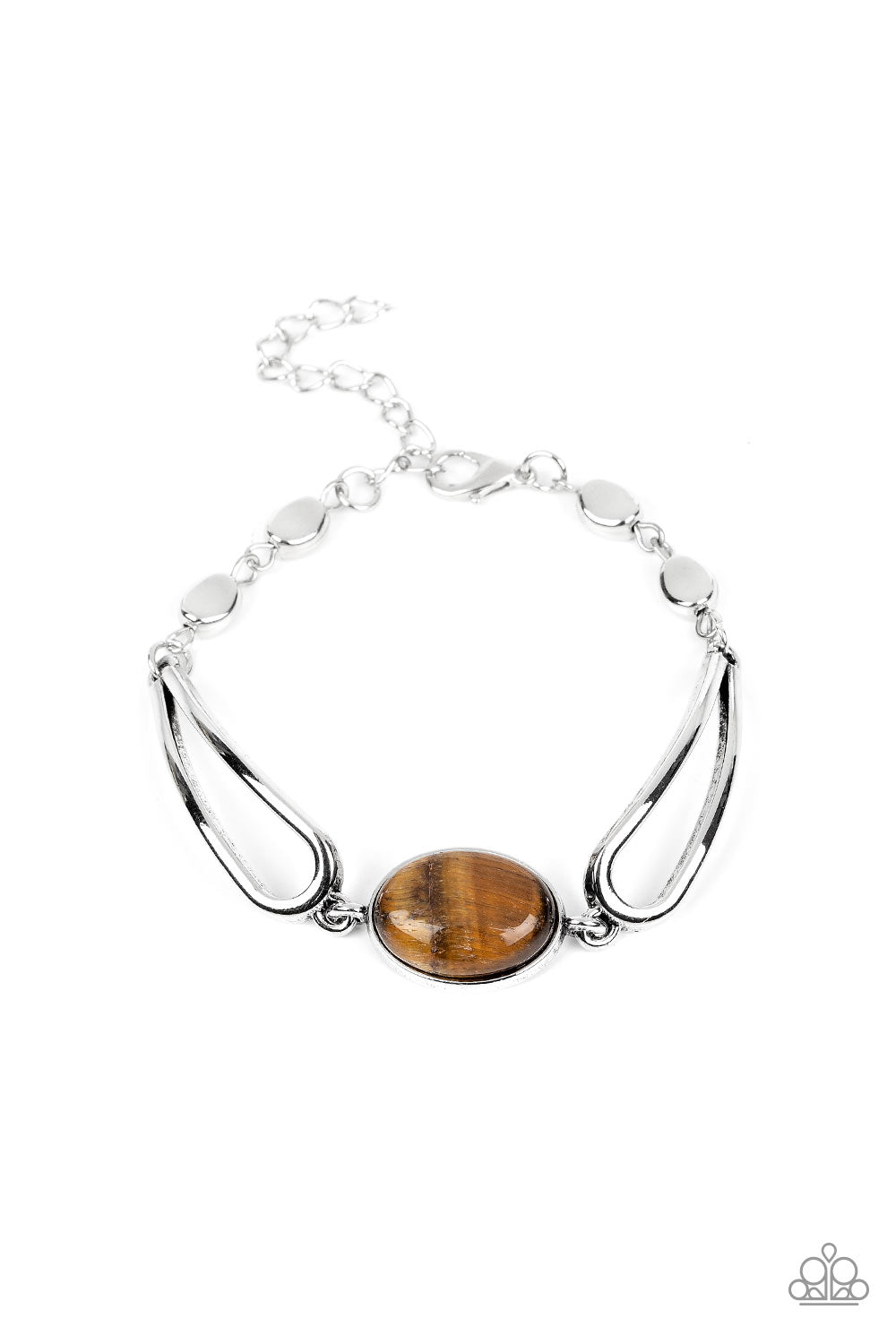 Paparazzi A Quarter Past ZEN - Brown Bracelet