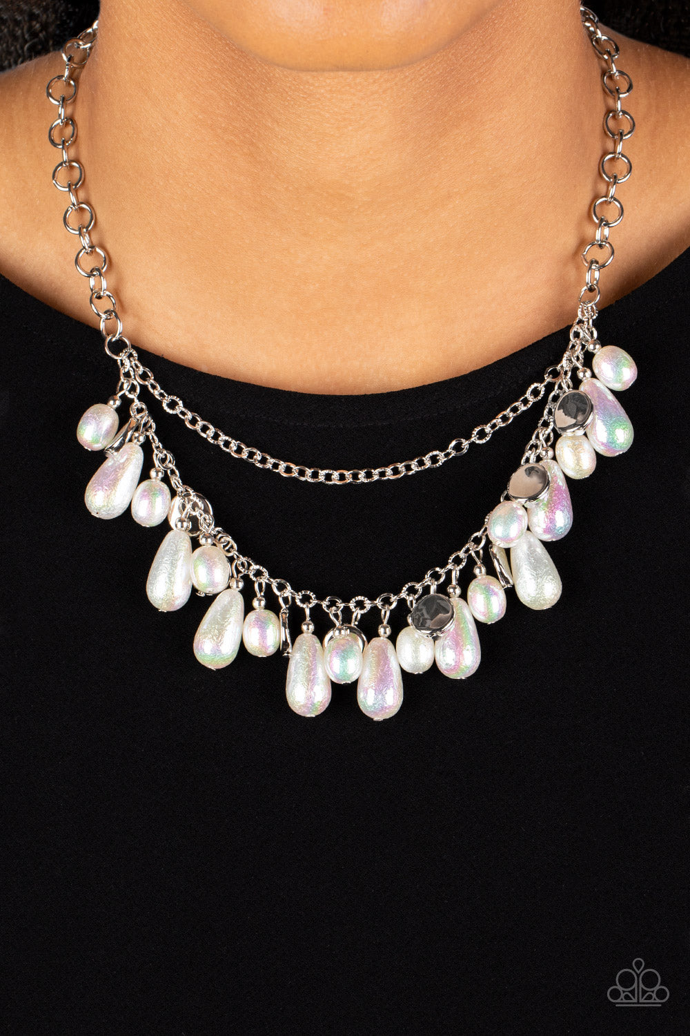 Paparazzi Interstellar Serenity - White Necklace