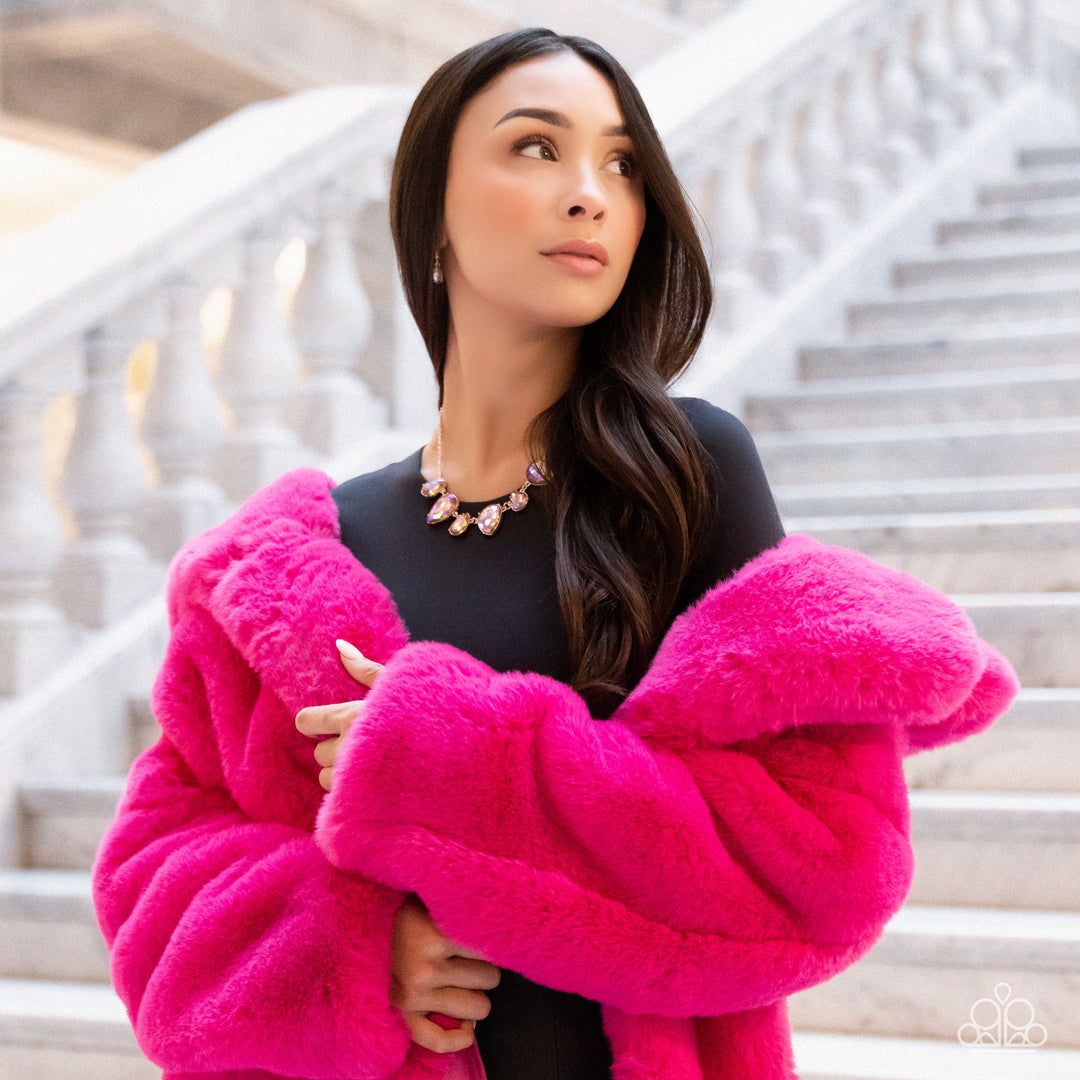 Paparazzi Otherworldly Opulence - Multi Gold Necklace