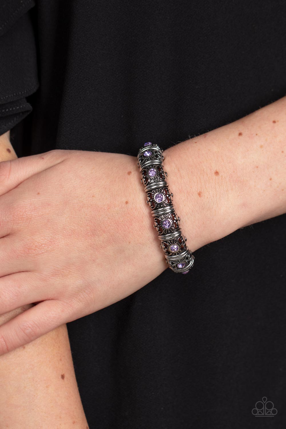 Paparazzi Ageless Glow - Purple Bracelet