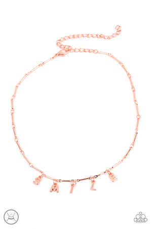 Paparazzi Say My Name - Copper Choker