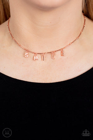 Paparazzi Say My Name - Copper Choker