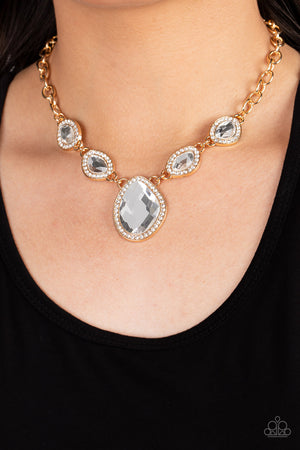 Paparazzi The Upper Echelon - Gold Necklace