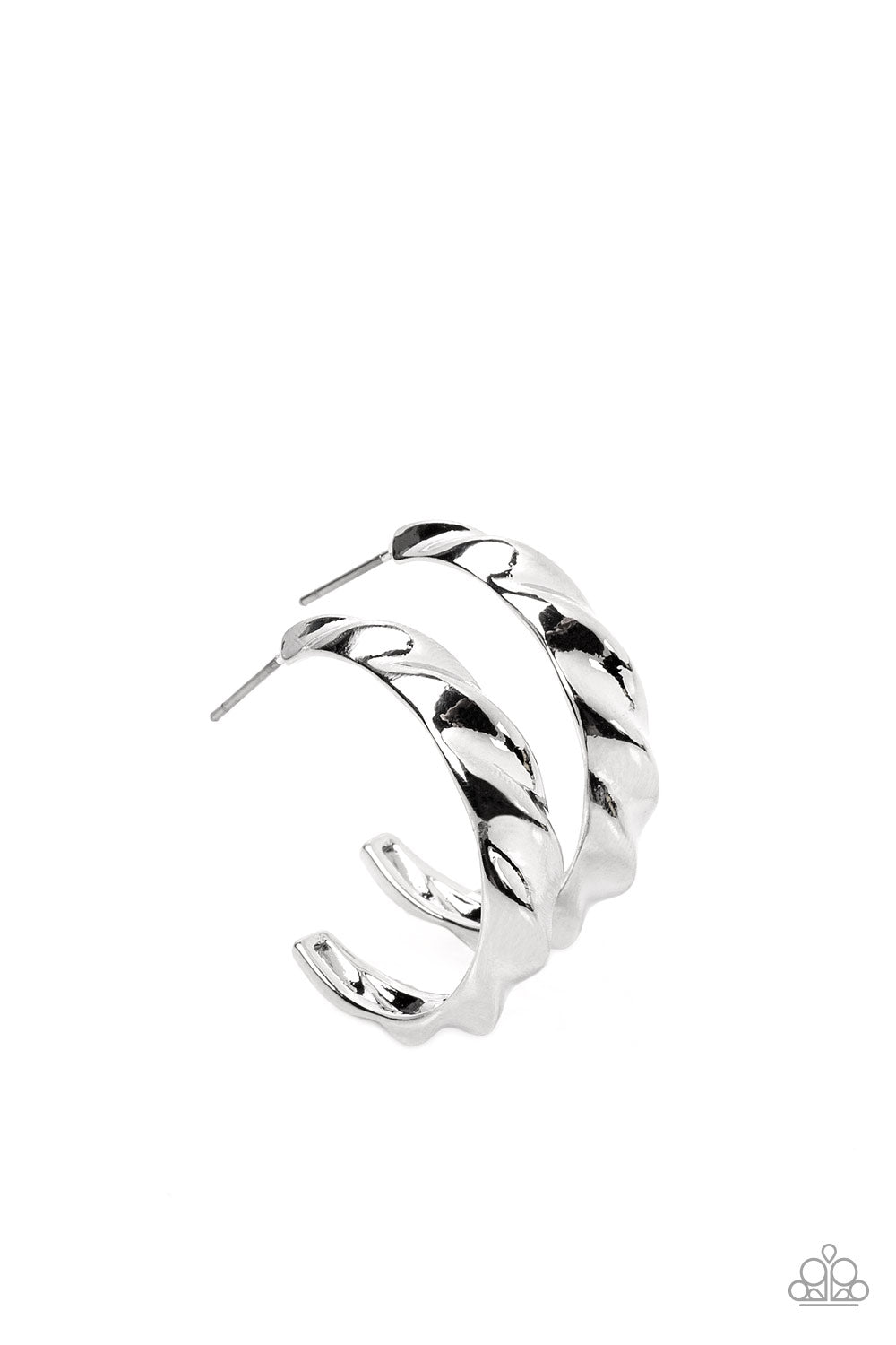 Paparazzi HOOP it Up - Silver Mini Hoop Earrings