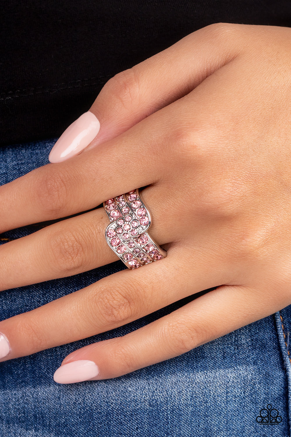 Paparazzi No Flowers Barred - Pink Ring