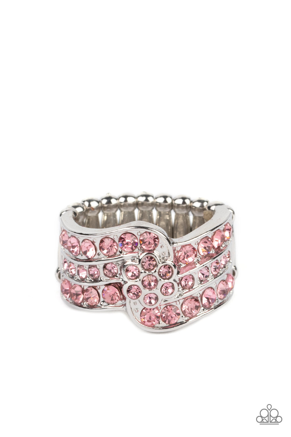 Paparazzi No Flowers Barred - Pink Ring