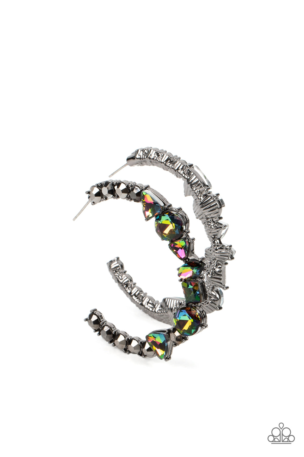 Paparazzi New Age Nostalgia - Multi Oil Spill Earring