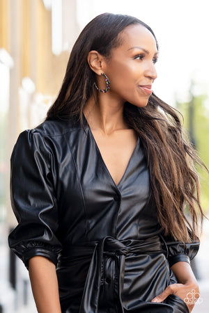 Paparazzi New Age Nostalgia - Multi Oil Spill Earring