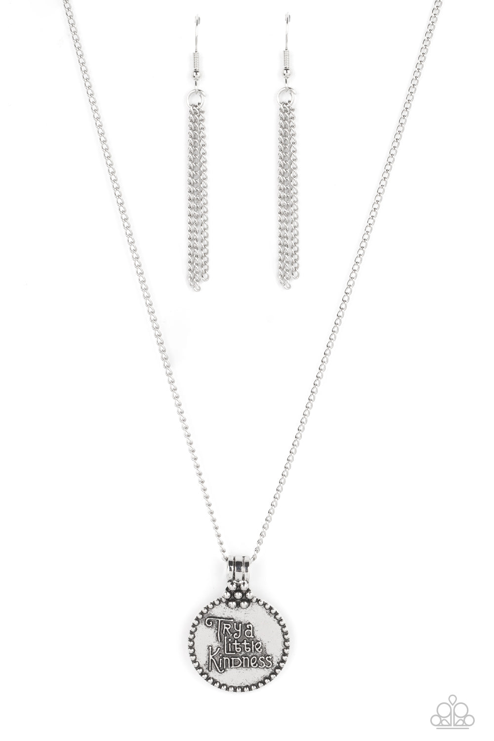 Paparazzi The KIND Side - Silver Necklace