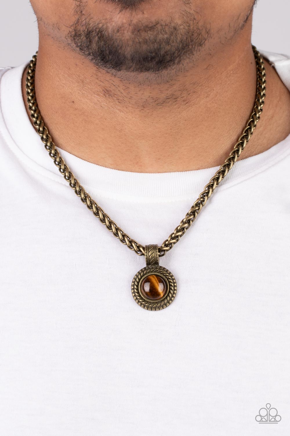 Paparazzi Pendant Dreams - Brass Urban Necklace