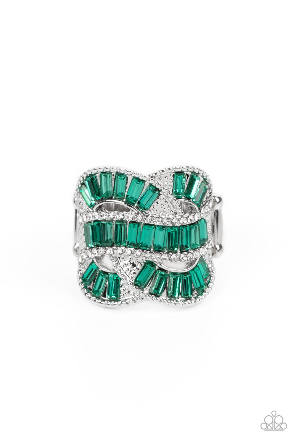 Paparazzi Six-Figure Flex - Green Ring