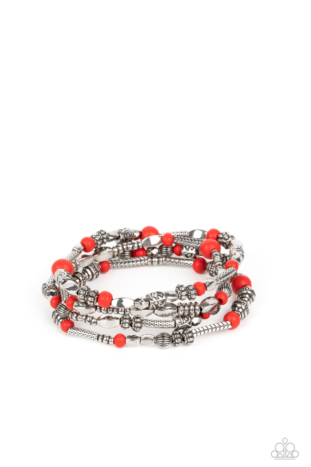 Paparazzi Jungle Jubilee - Red Bracelet