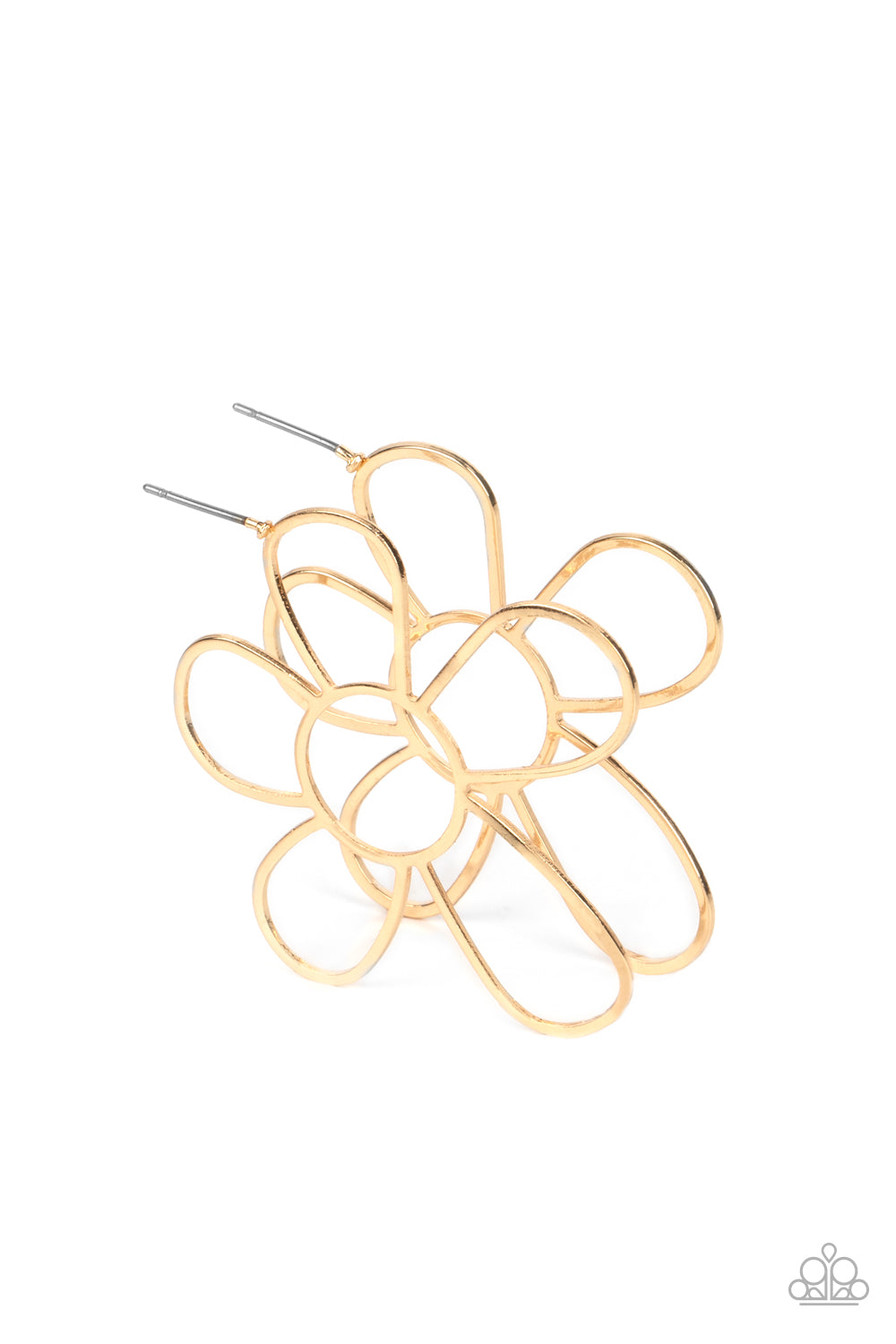 Paparazzi Rustic Rarity - Gold Earrings