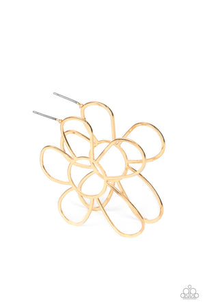 Paparazzi Rustic Rarity - Gold Earrings