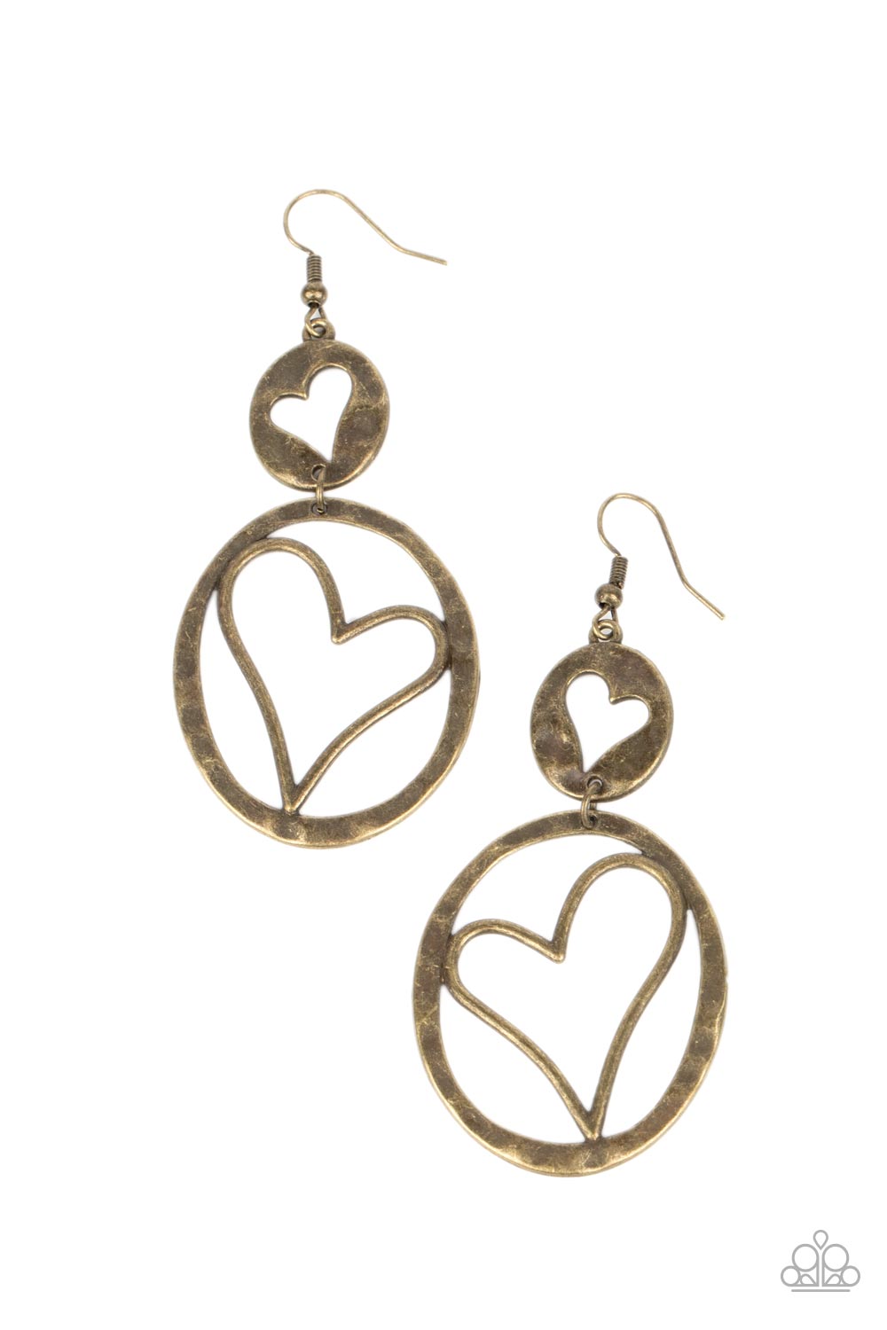 Paparazzi Enchanting Echo - Brass Earrings