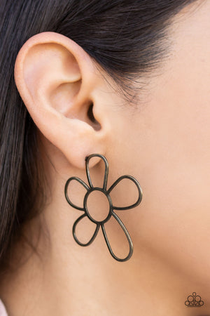 Paparazzi Rustic Rarity - Brass Earrings