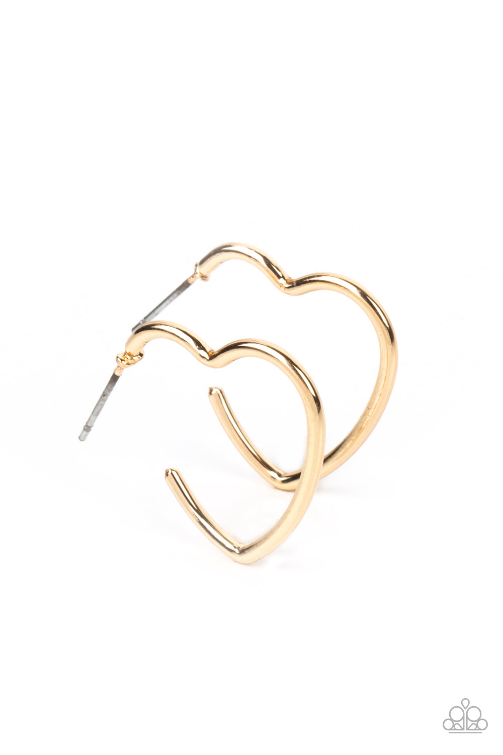 Paparazzi Burnished Beau - Gold Earrings