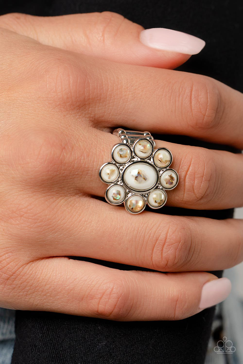 Paparazzi Time to SHELL-ebrate - White Ring