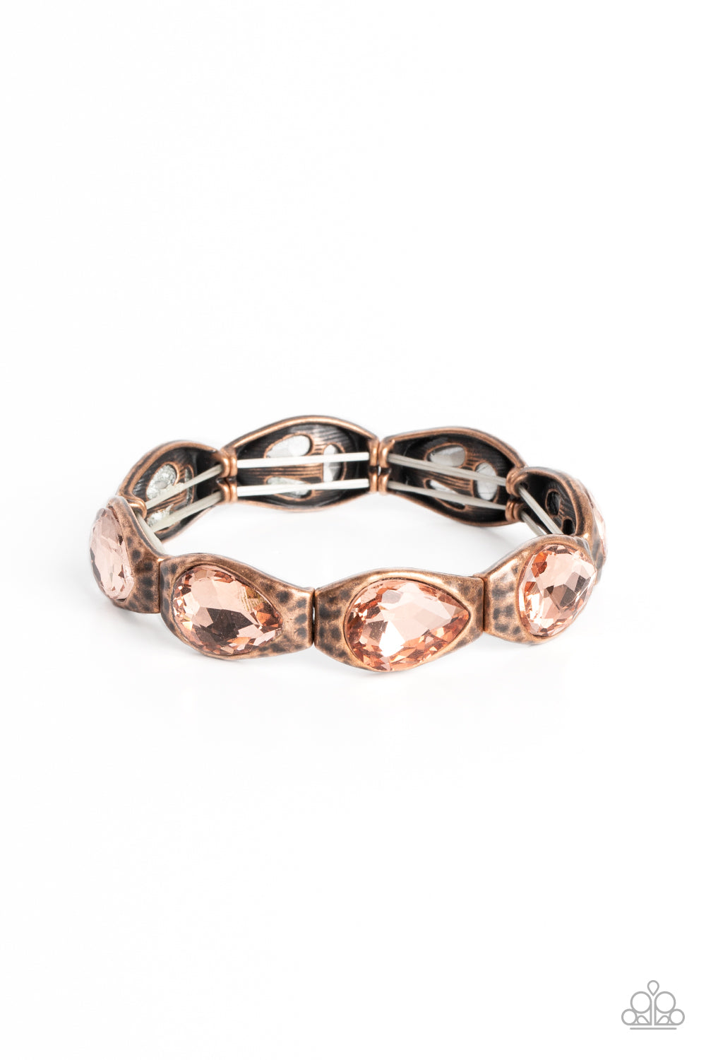 Paparazzi Formal Fanfare - Copper Bracelet