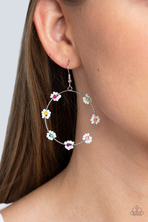 Paparazzi Dainty Daisies - Multi Earrings