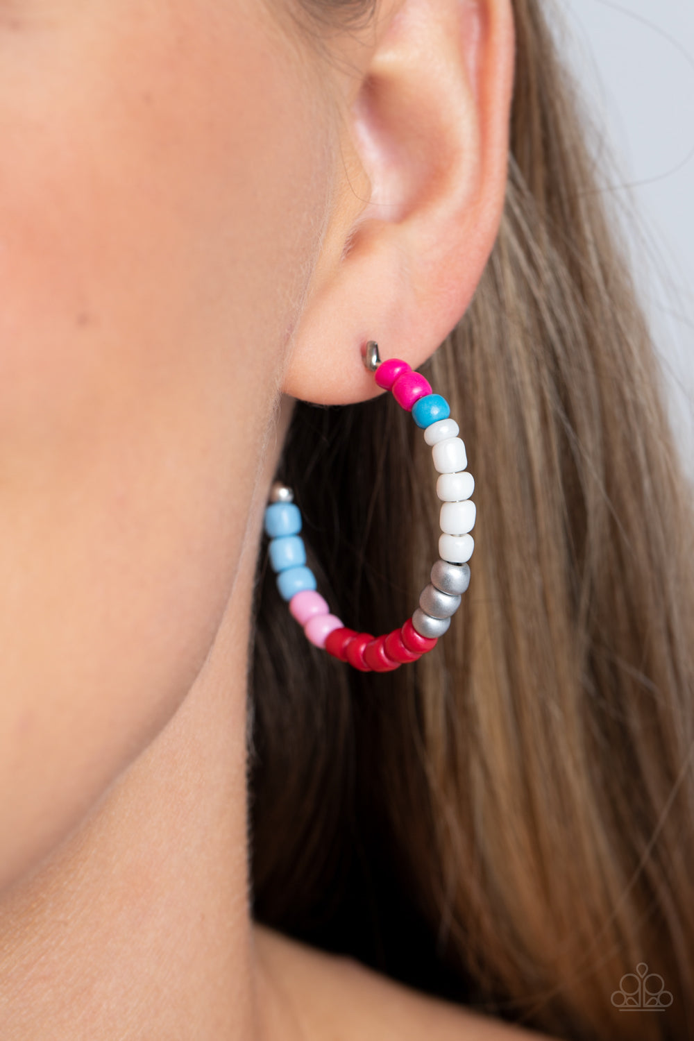 Paparazzi Multicolored Mambo - Pink Multi Earrings