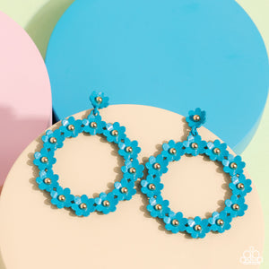 Paparazzi Daisy Meadows - Blue Earrings