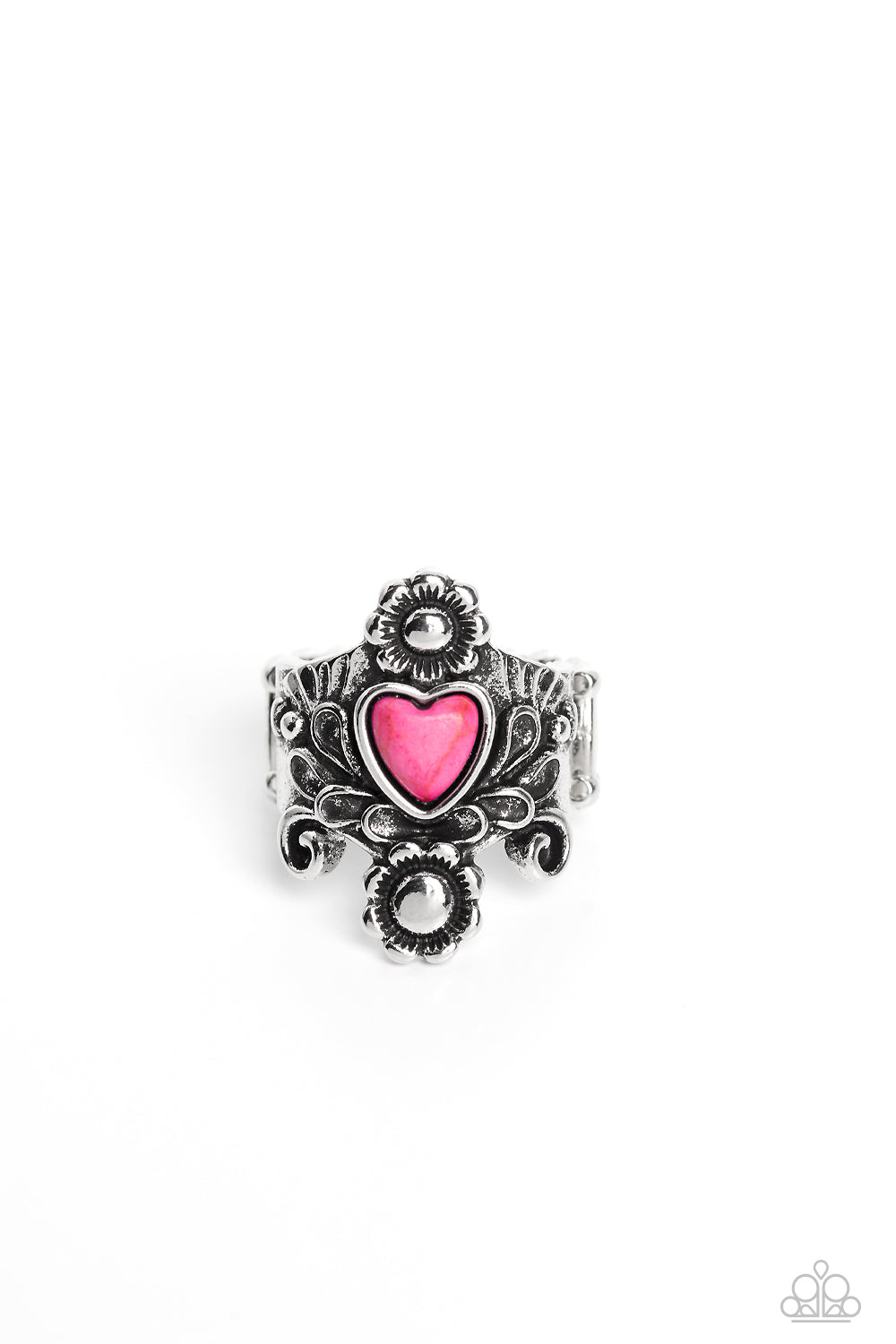 Paparazzi Trailblazing Tribute - Pink Ring
