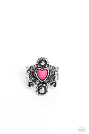 Paparazzi Trailblazing Tribute - Pink Ring