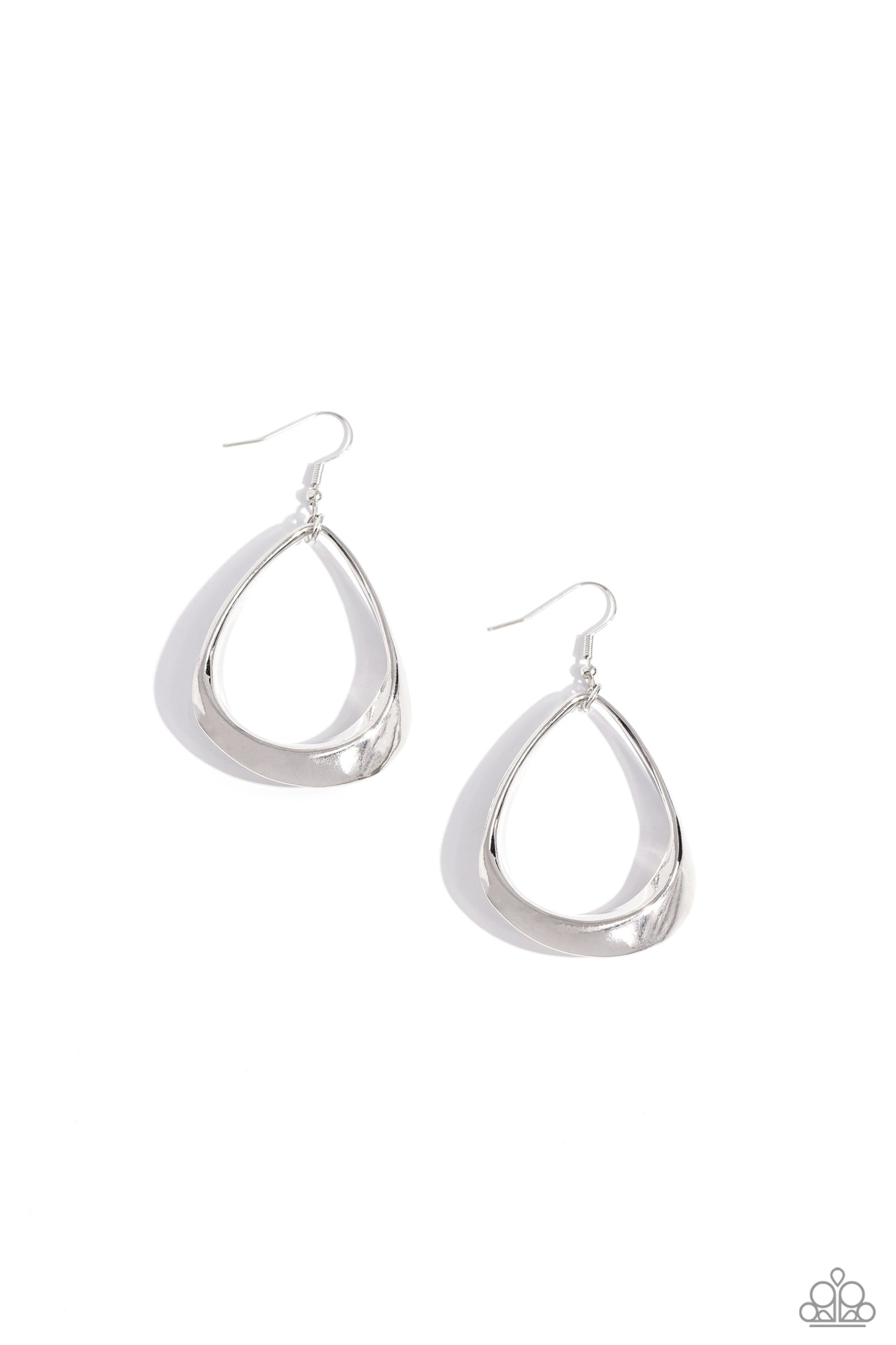 Paparazzi Subtle Solstice - Silver Earrings