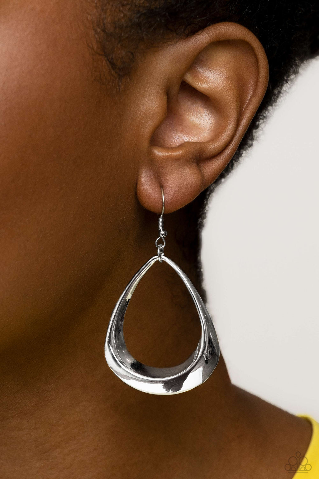 Paparazzi Subtle Solstice - Silver Earrings