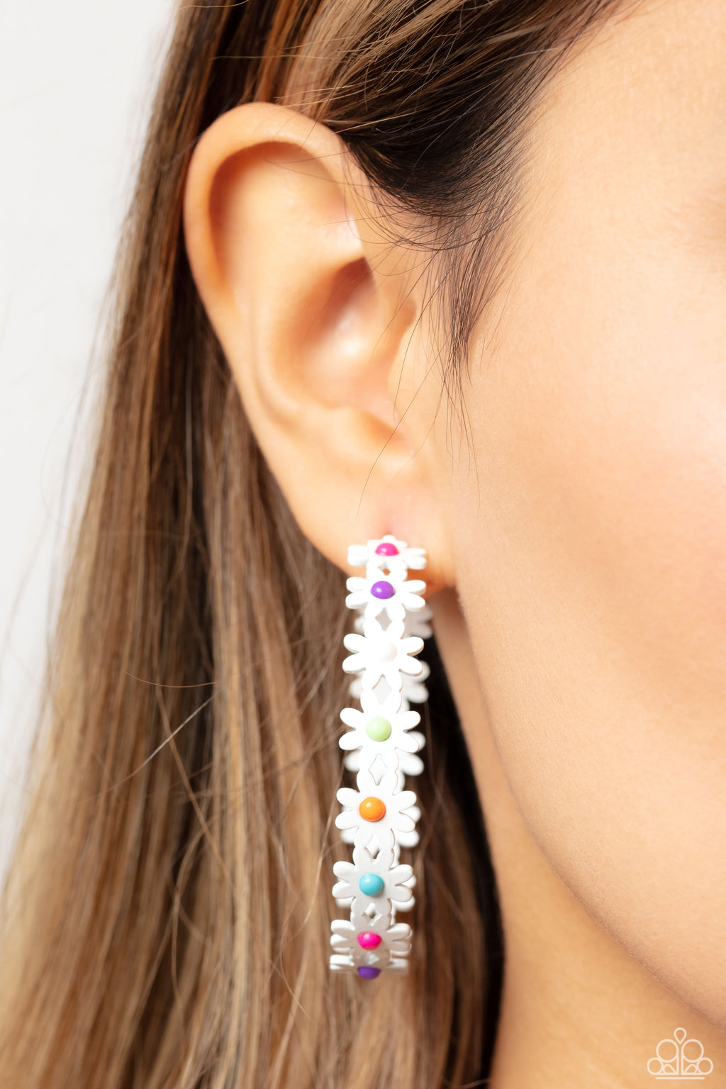 Paparazzi Daisy Disposition - Multi Hoop Earrings