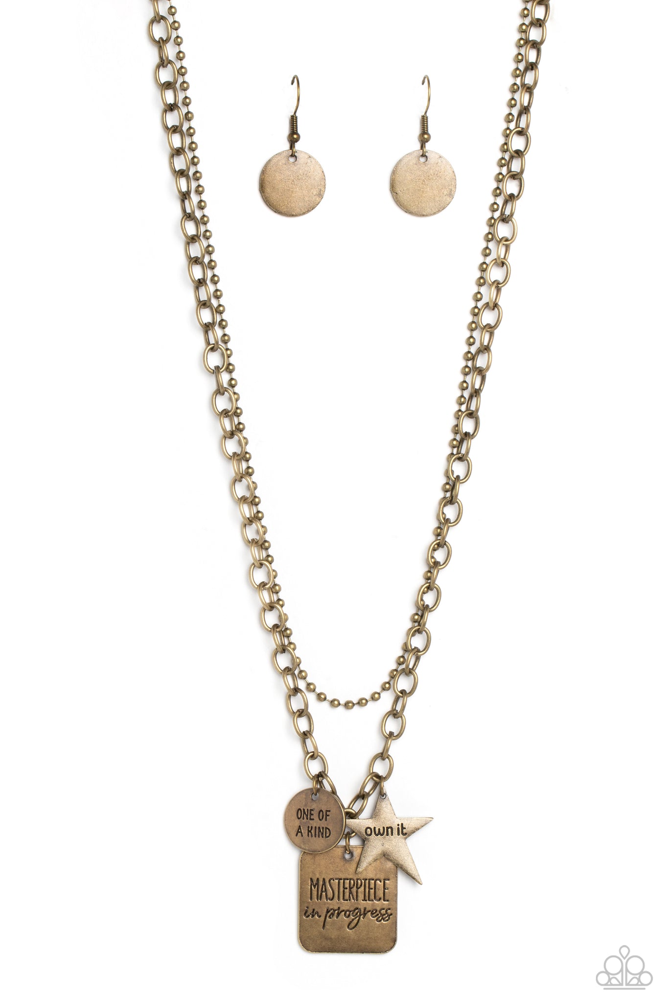 Paparazzi Masterpiece in Progress - Brass Necklace