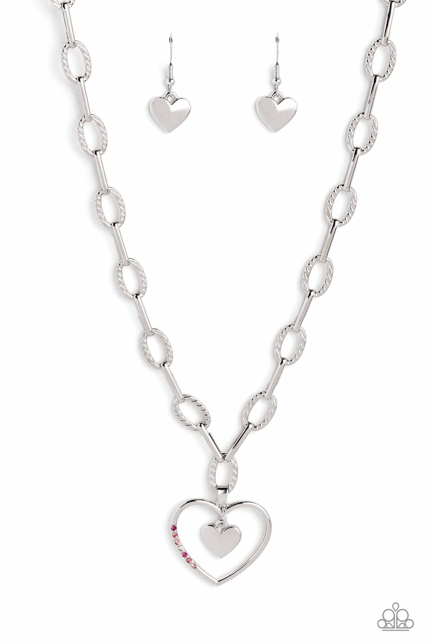 Paparazzi Refulgent Romance - Pink Necklace