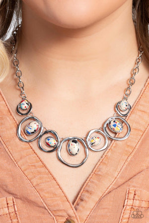 Paparazzi Marble Medley Yellow Necklace & Marble Myriad Yellow Bracelet