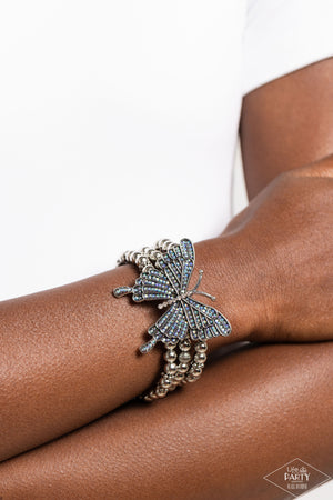 Paparazzi First WINGS First - Blue Bracelet