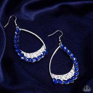 Paparazzi Looking Sharp - Blue Earrings
