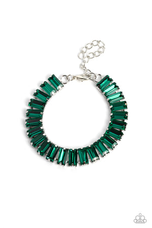 Paparazzi Darling Debutante - Green Bracelet