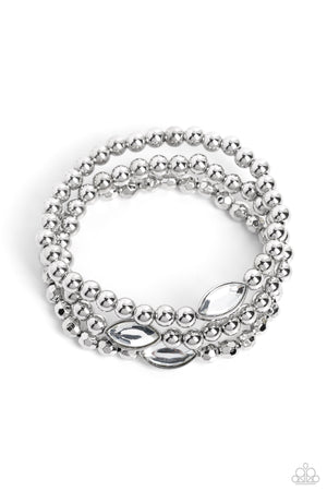 Paparazzi Twinkling Team - White Bracelet