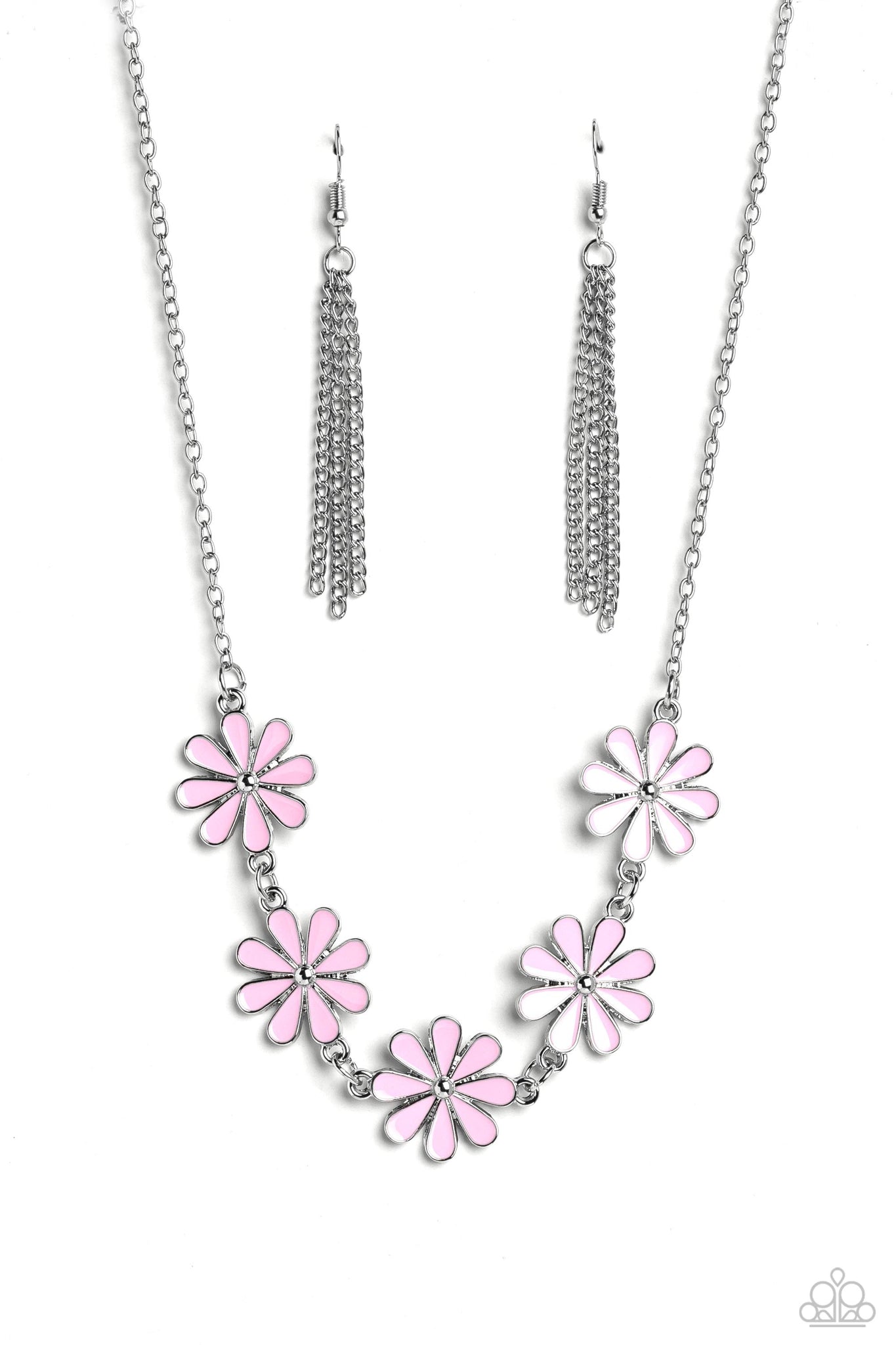 Paparazzi Flora Fantasy - Pink Necklaces