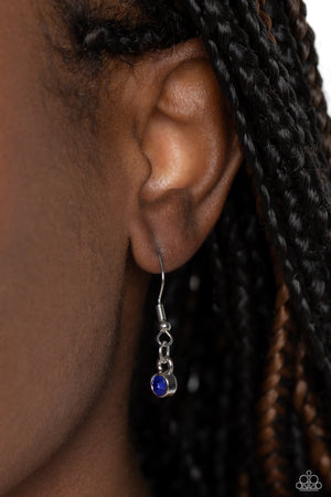 Paparazzi Tassel Tabloid - Blue Necklace