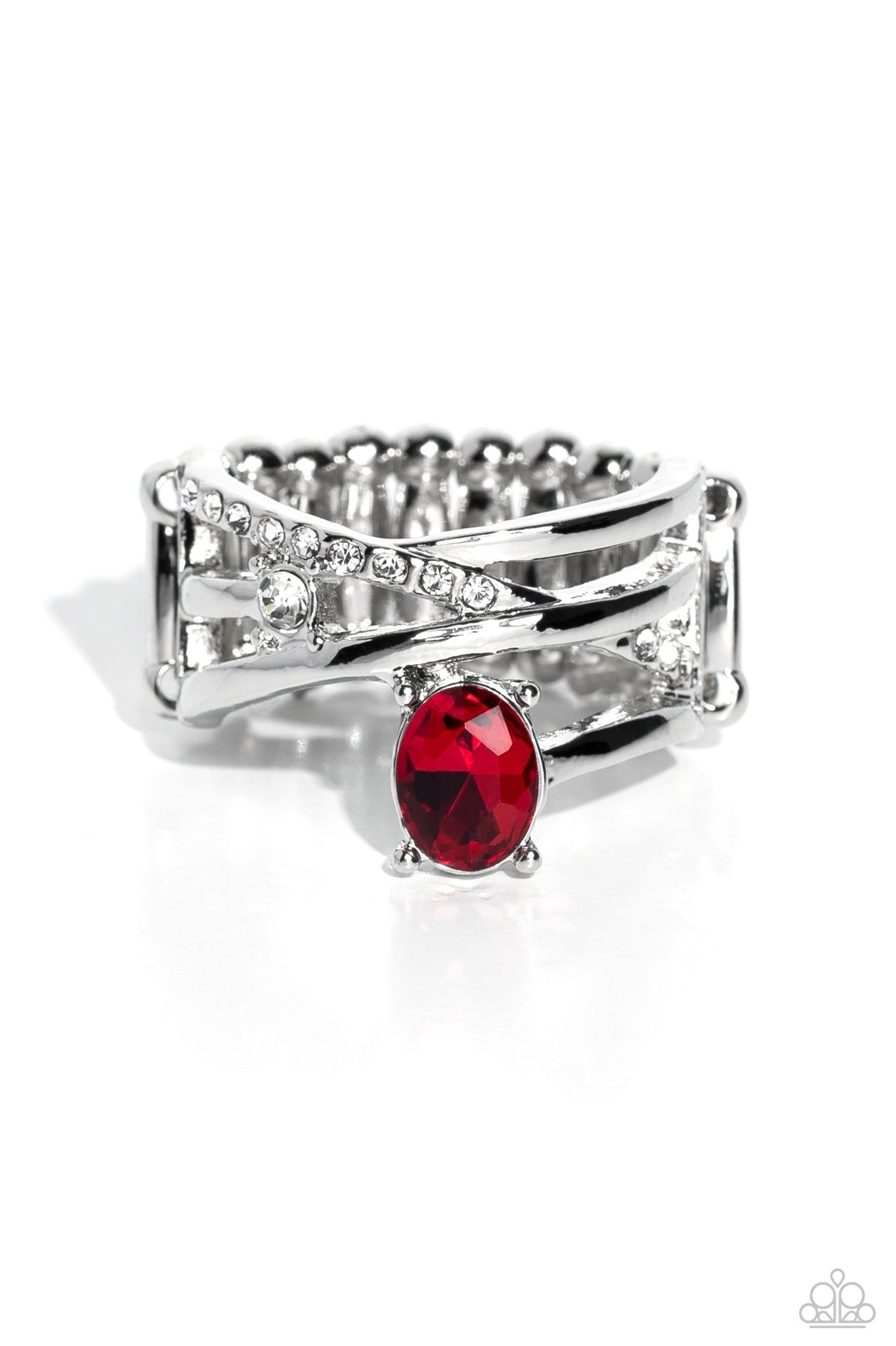 Paparazzi Alternating Allure - Red Ring