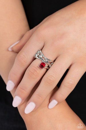 Paparazzi Alternating Allure - Red Ring