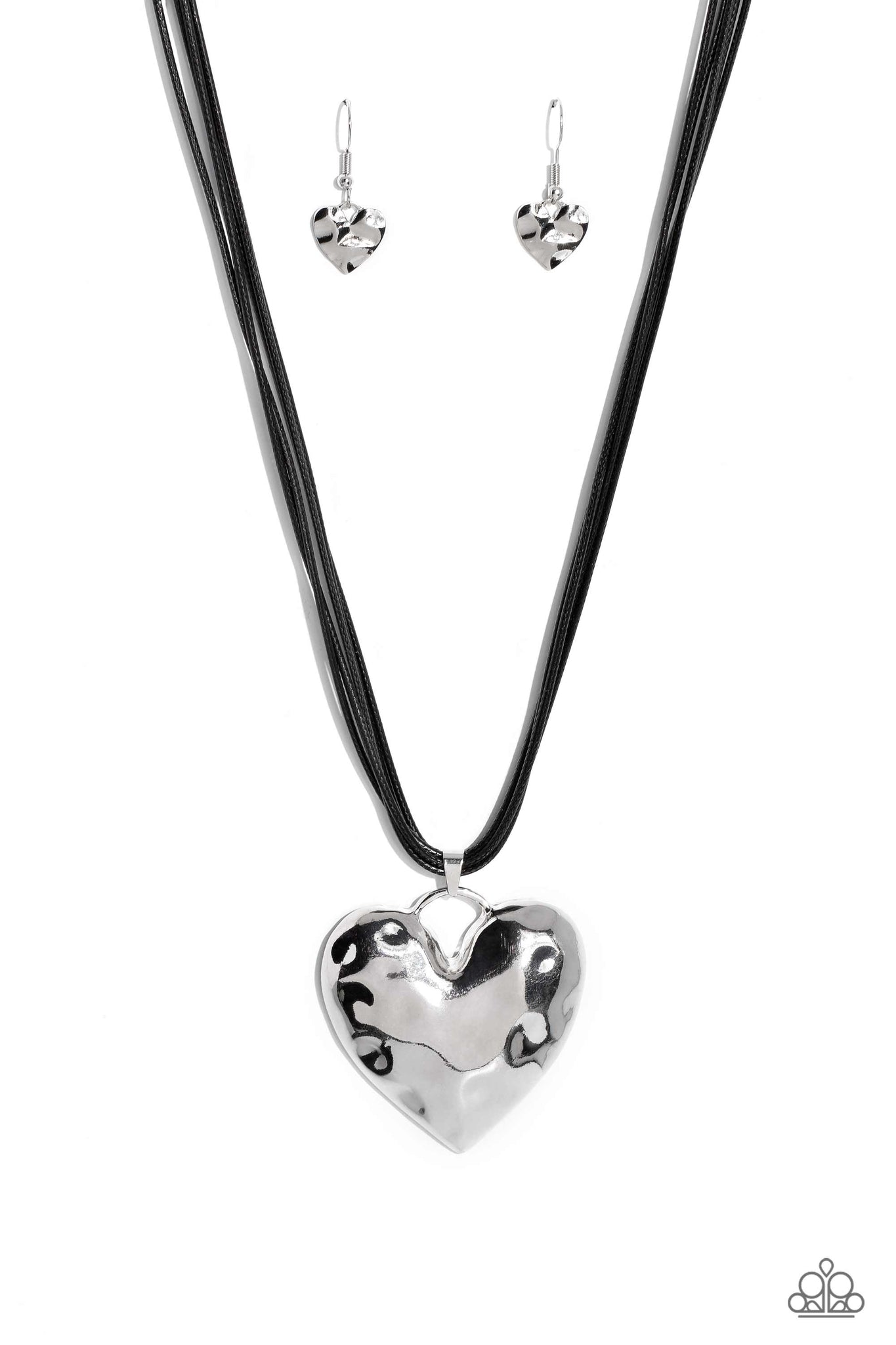 Paparazzi Confident Courtship - Black Necklace