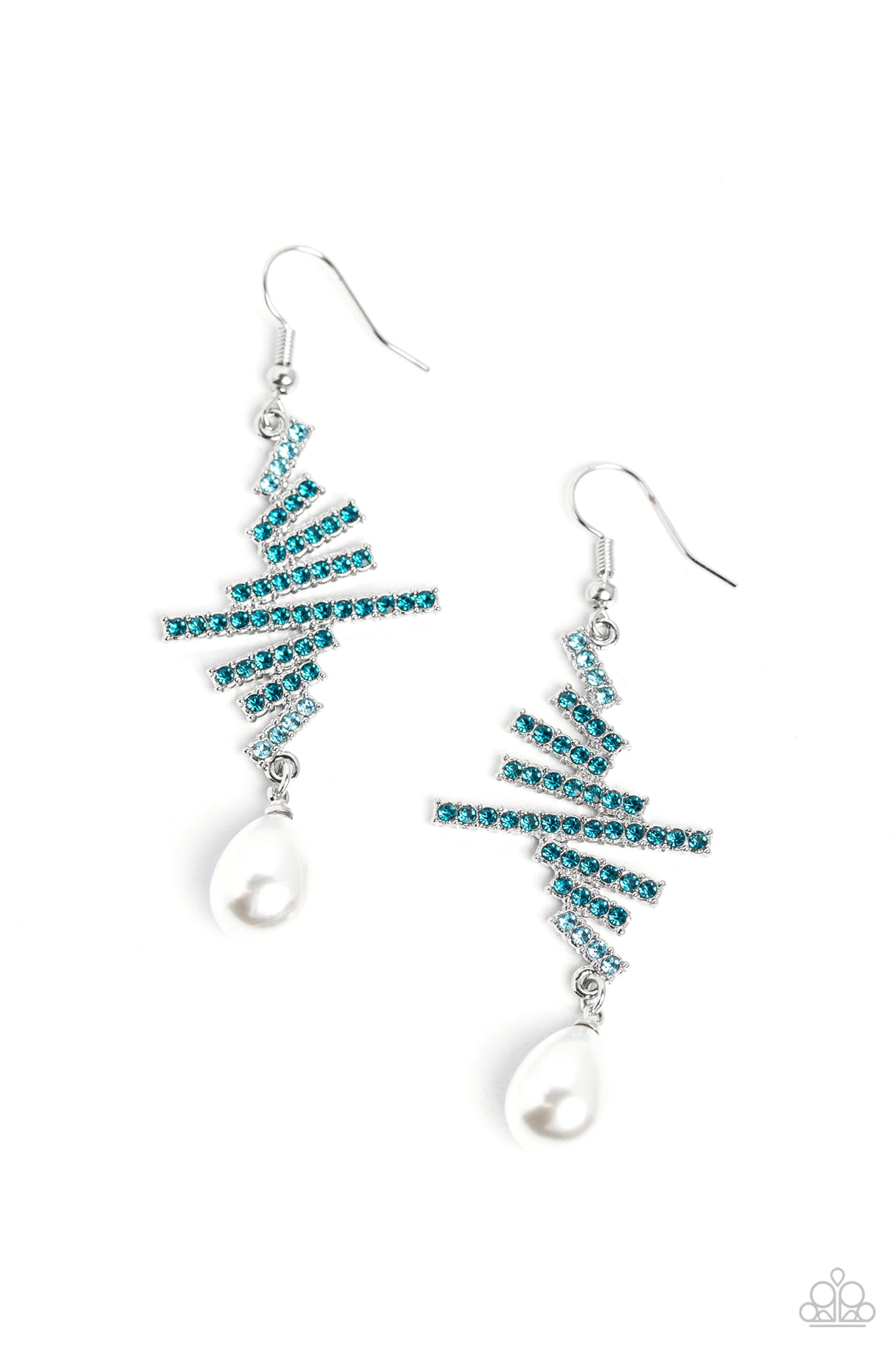 Paparazzi Timeless Tapestry - Blue Earrings