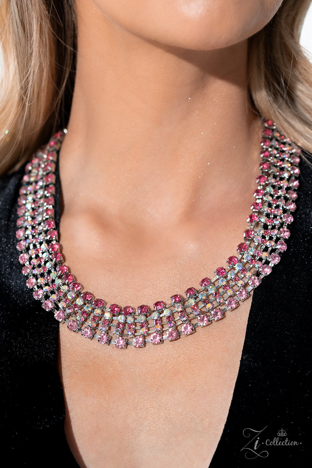 Paparazzi 2023 Zi Collection - Flirtatious Pink Necklace