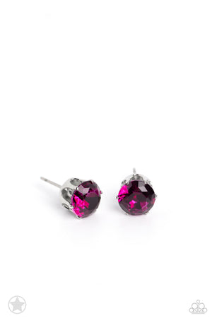 Paparazzi Just In TIMELESS - Pink Earrings