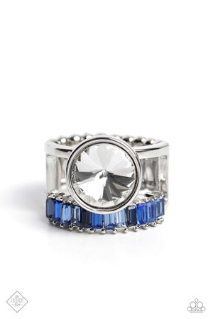 Paparazzi Balanced Bravura - Blue Ring